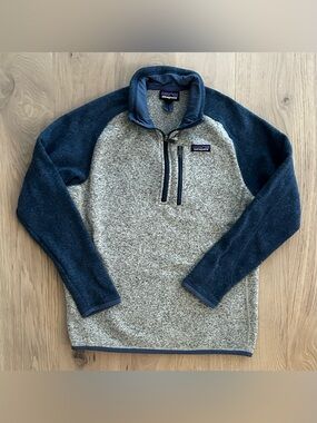 Patagonia Better Sweater 1/4 Zip Colorblock Fleece Jacket